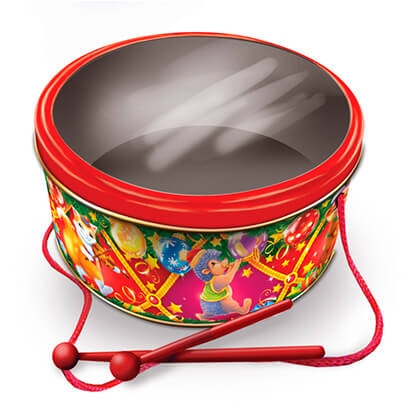 Новогодний подарок Барабан