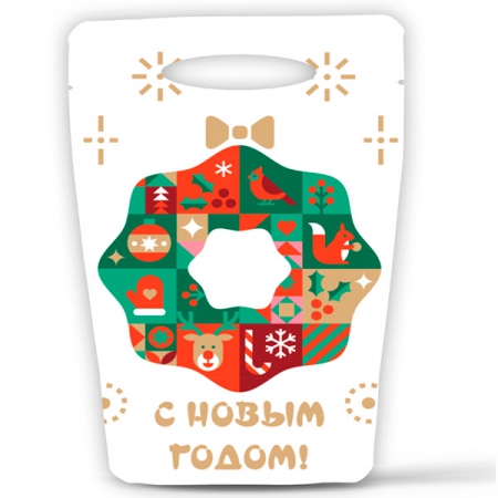 ZIP Пакет Новогодний Большой